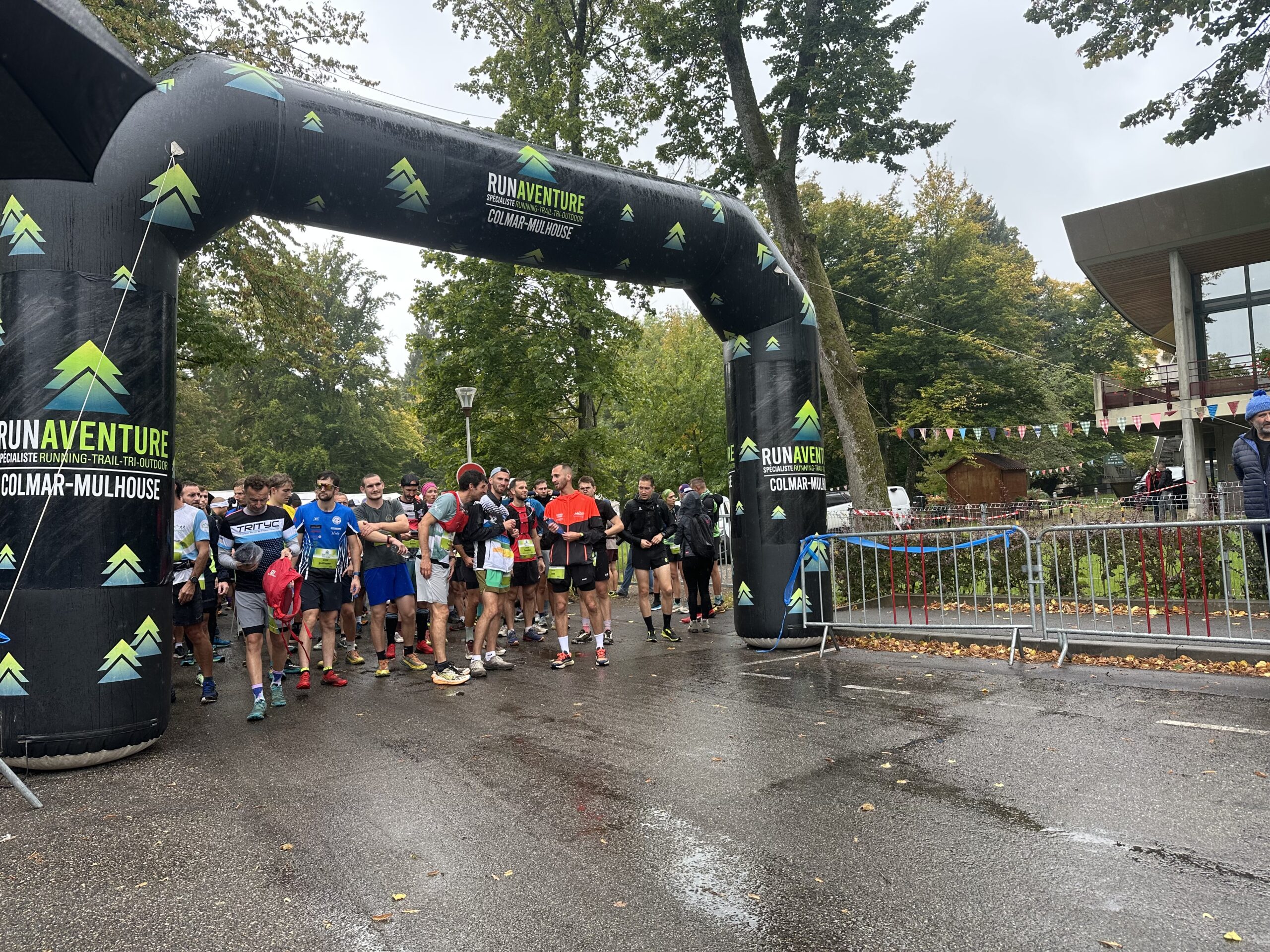 Ligne de départ Trail de munster
