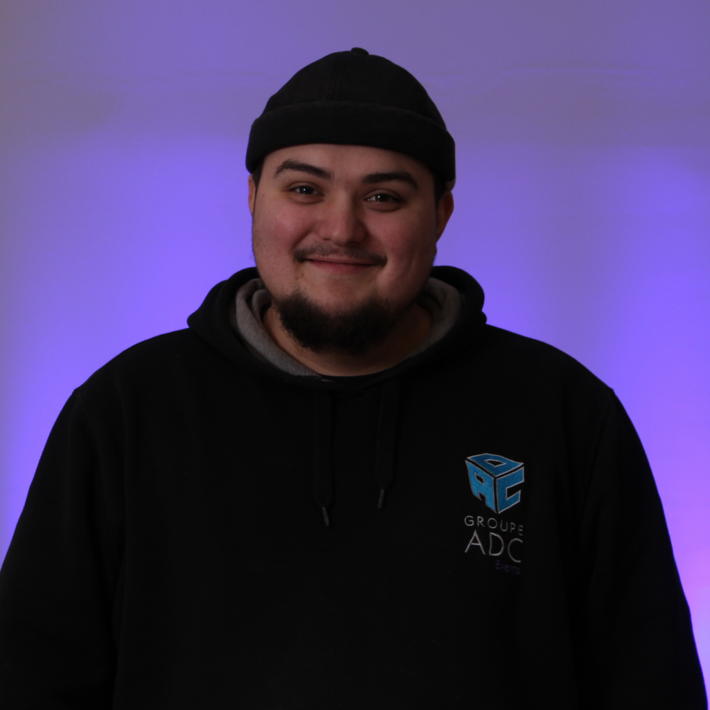 Photo profils Jordane THIEBAUT responsable projet intégration, pyrotechnie et électricien, ADC EVENTS COLMAR