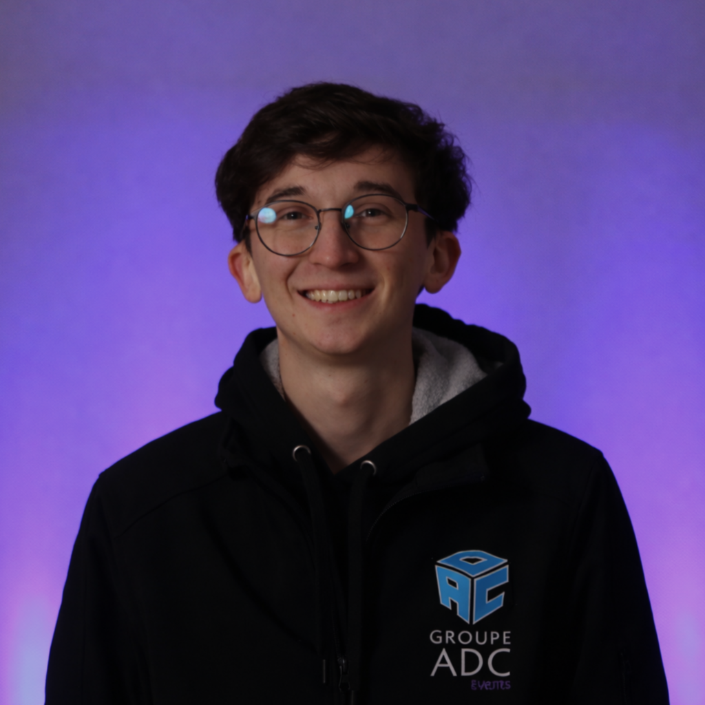 Photo profil Léo Guilbert chargé de projet ADC EVENTS COLMAR