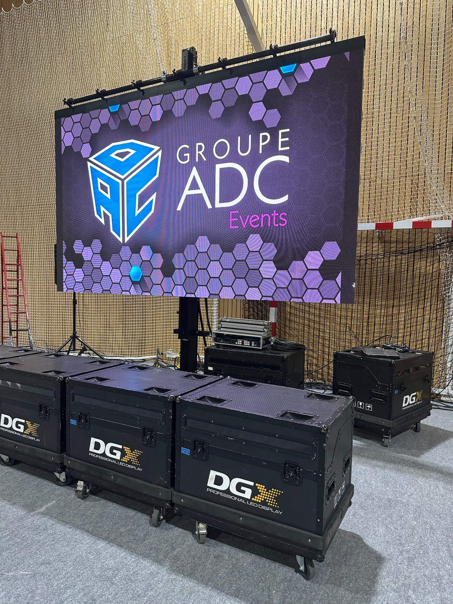 écran géant de 3,5m par 2m ADC EVENTS